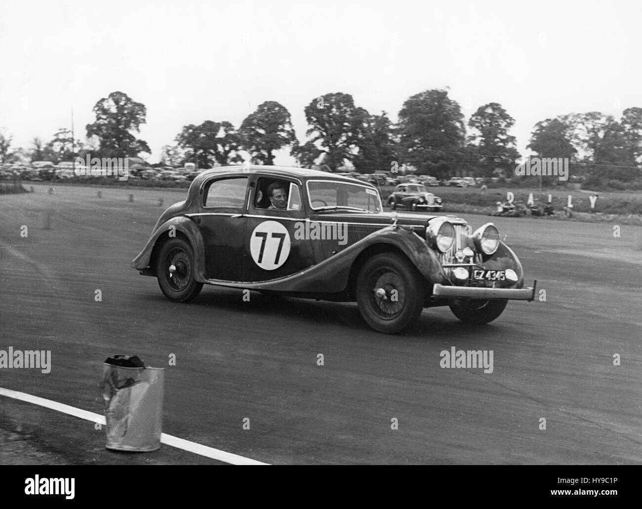 1946 Jaguar 3,5 Liter bei acht Vereine treffen Silverstone Stockfoto