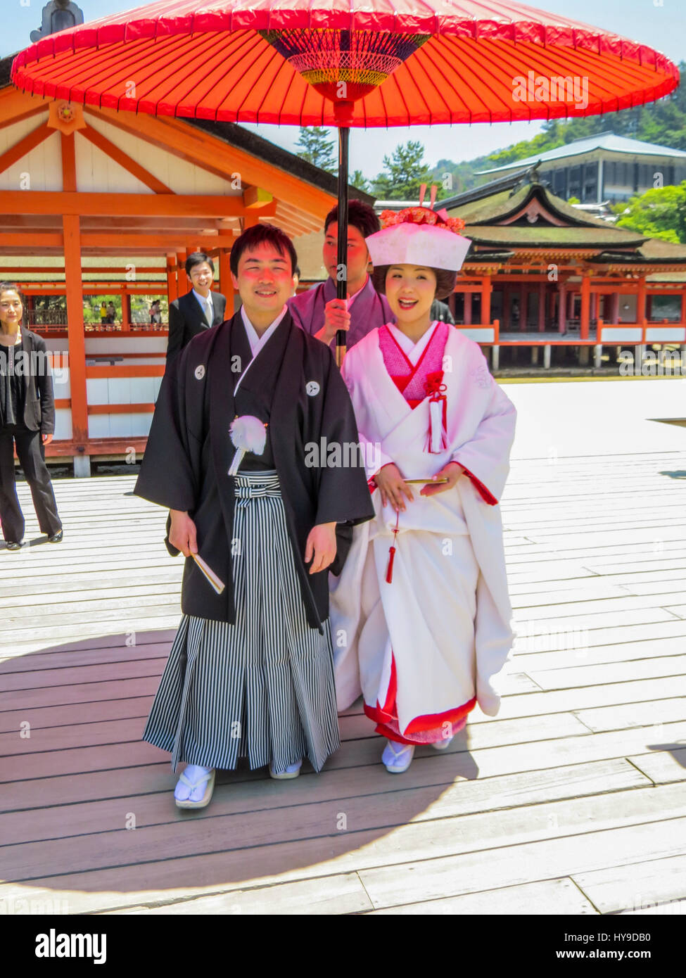 Japanische Hochzeit Stockfoto