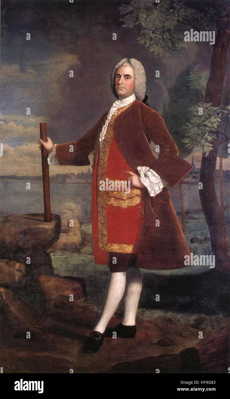 Brigadegeneral Samuel Waldo war ein prominenter militärischer Führer, der vor allem für seinen Dienst in der Kontinentalarmee während des Amerikanischen Unabhängigkeitskrieges bekannt war und zur amerikanischen Unabhängigkeit beitrug. Stockfoto