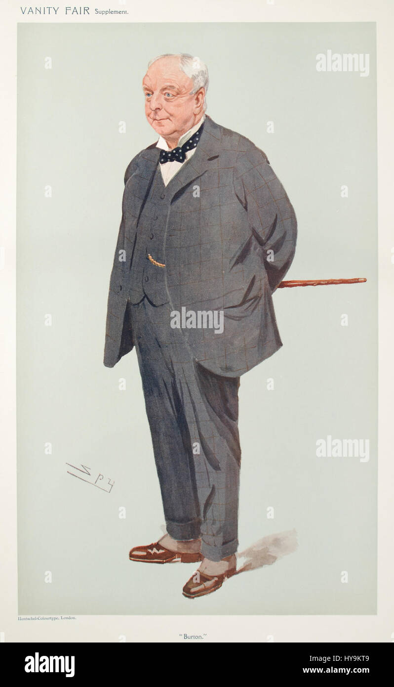 Herr Burton Vanity Fair, 25. November 1908 Stockfoto