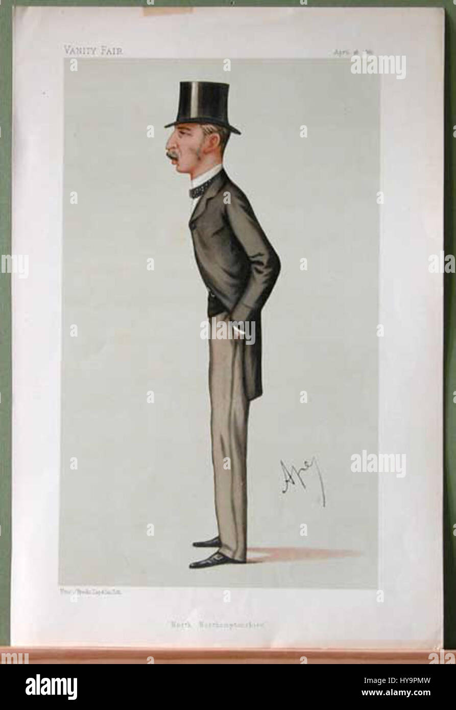 Brownlow Henry George Cecil, Vanity Fair, 1887-04-16 Stockfoto