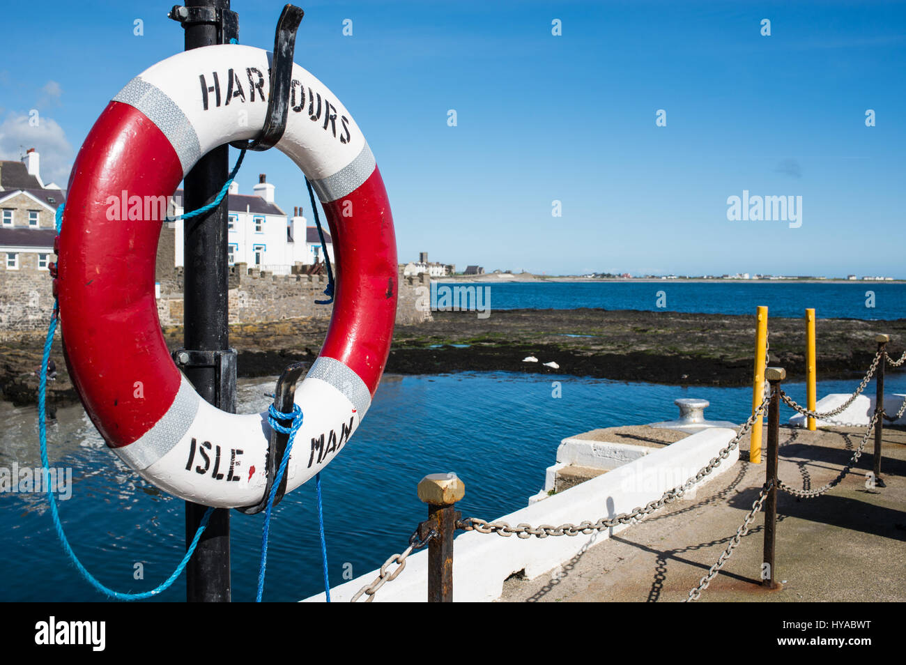 Castletown Hafen, Isle Of Man Stockfoto