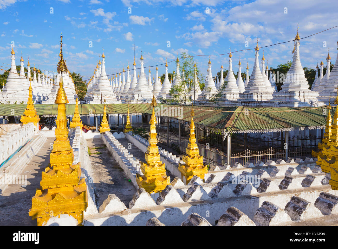 Sandamuni Paya Pagode in Mandalay Myanmar Birma Stockfoto