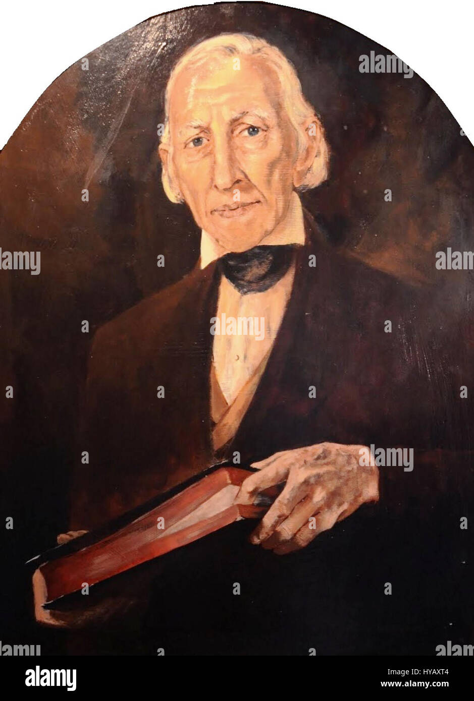 Joseph Smith Sr. War eine bedeutende Figur in der frühen Mormonengeschichte, bekannt als der Vater von Joseph Smith, dem Gründer der Kirche Jesu Christi der Heiligen der Letzten Tage. Seine Rolle in der frühen Entwicklung der Kirche und sein Einfluss in der mormonischen Gemeinde sind Schlüsselaspekte seines Vermächtnisses. Stockfoto