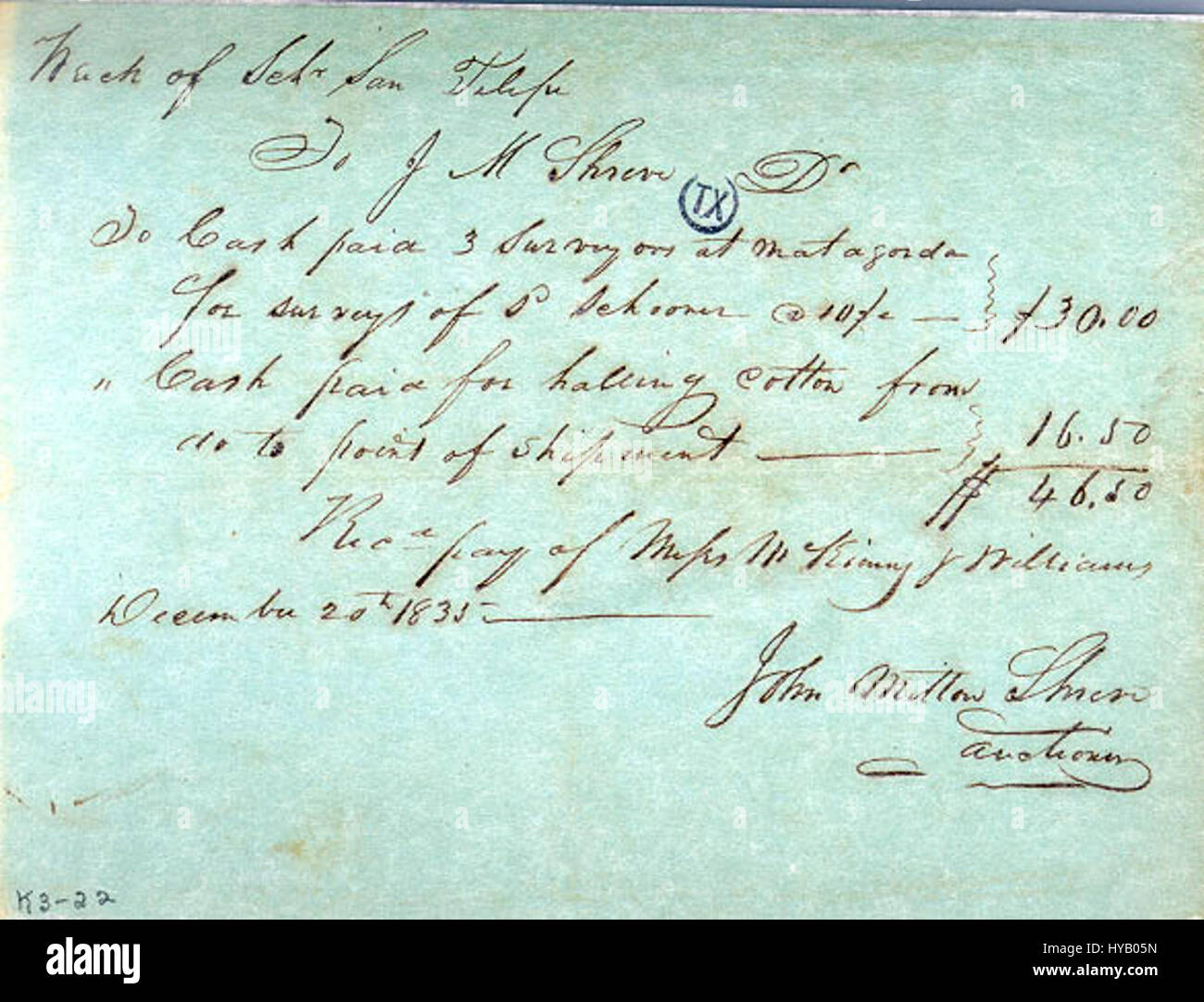 Das Receipt Wrack von San Felipe bezieht sich auf das Schiffswrack der San Felipe, einer spanischen Galeone, im 18. Jahrhundert. Das Schiff sank vor der Küste der Karibik, und die Quittung bezieht sich auf die Dokumentation des Wracks. Das Wrack ist ein Thema der maritimen Geschichte und Archäologie. Stockfoto