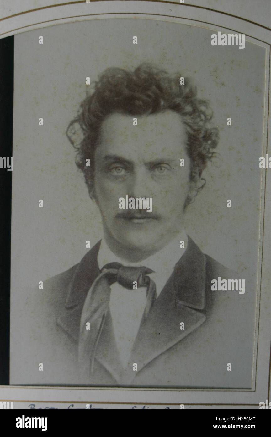 Freiherr John Gaudenz Dietegan v. Salis Seewis (1825–1886) war ein Schweizer Politiker, der im Bundesrat tätig war und im 19. Jahrhundert zur politischen Landschaft des Landes beitrug. Stockfoto