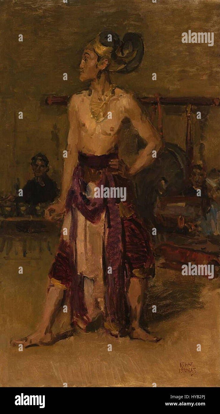 Javanese Tänzer von Isaac Israels Stockfoto