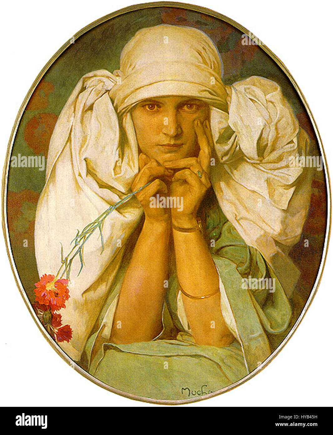 Alfons Mucha Stockfoto