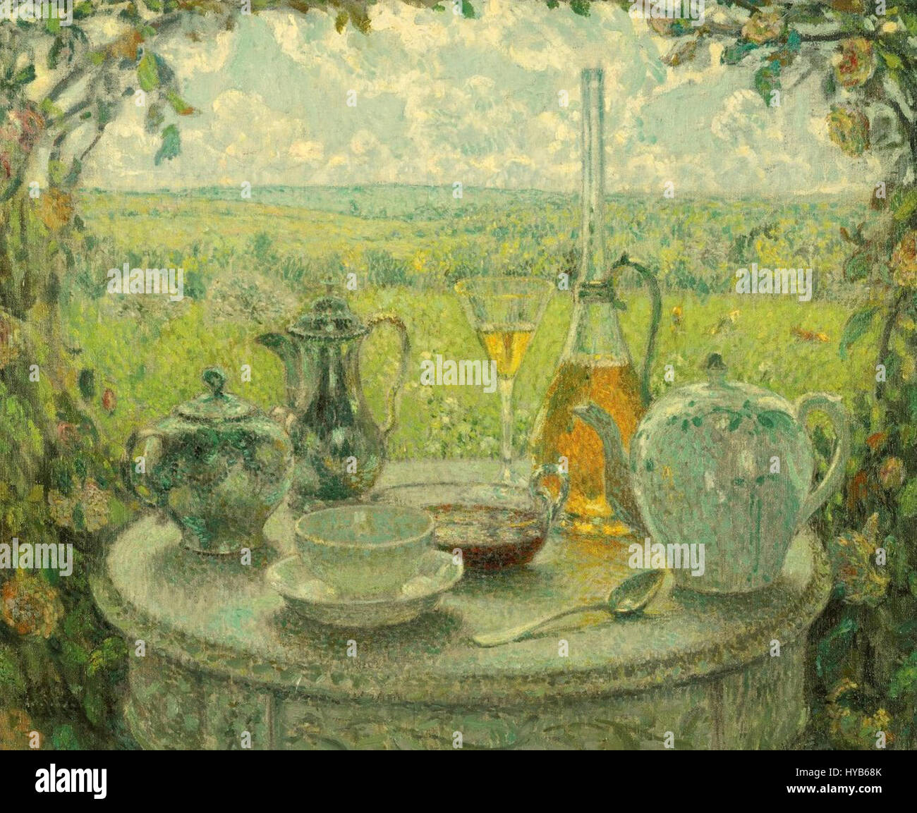 "La Table, Printemps" von Henri Le Sidaner, 1913 Stockfoto