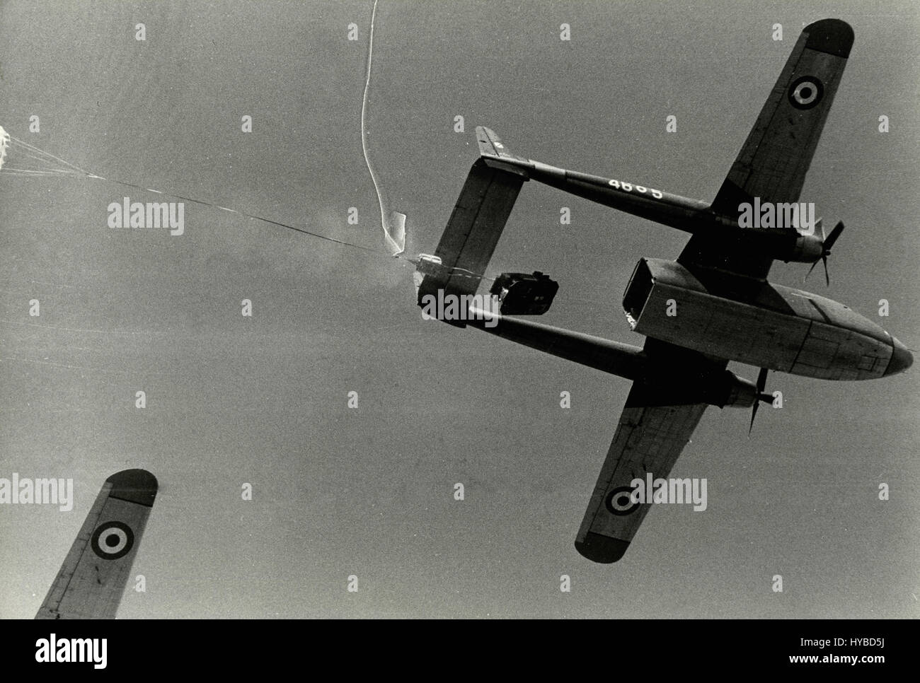 Aiplane Fairchild C-119 Flying Boxcar Stockfoto