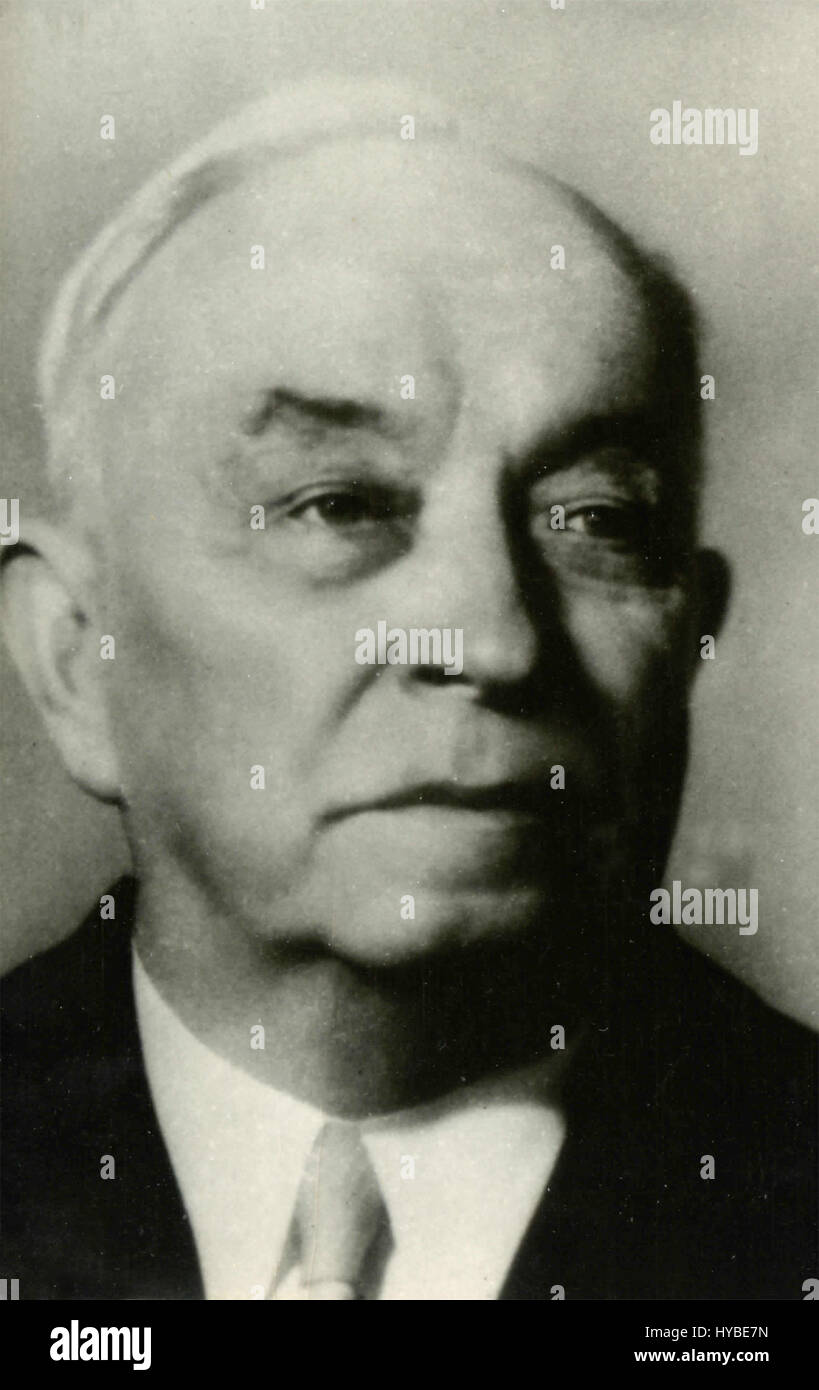Herr Kuusinen, Mitglied der sowjetischen Präsidium, UdSSR Stockfoto