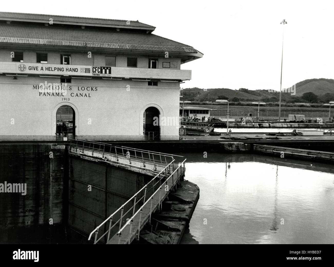 Miraflores Schleusen, Panamakanal, Panama Stockfoto