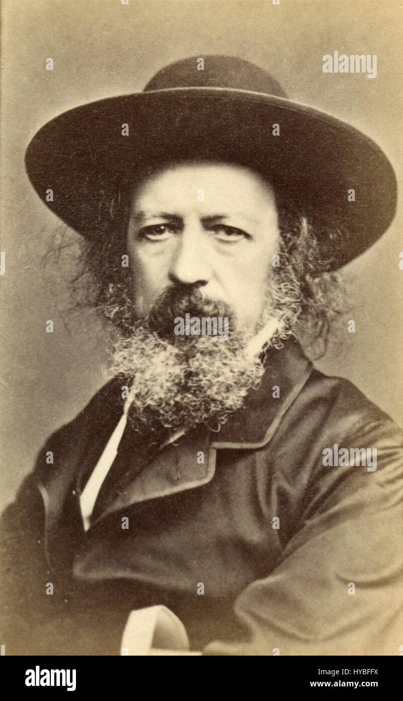 Alfred Lord Tennyson, britischer Dichter-Laureatus Stockfoto