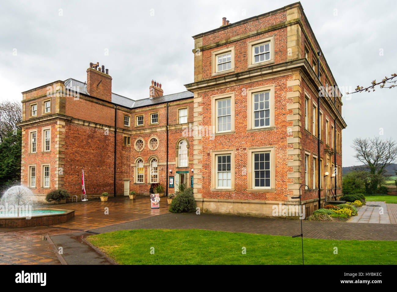Wohnhaus der Familie Turner auf Kirkleatham jetzt ein Heimatmuseum Behörde Geschichte Redcar und Cleveland Stockfoto