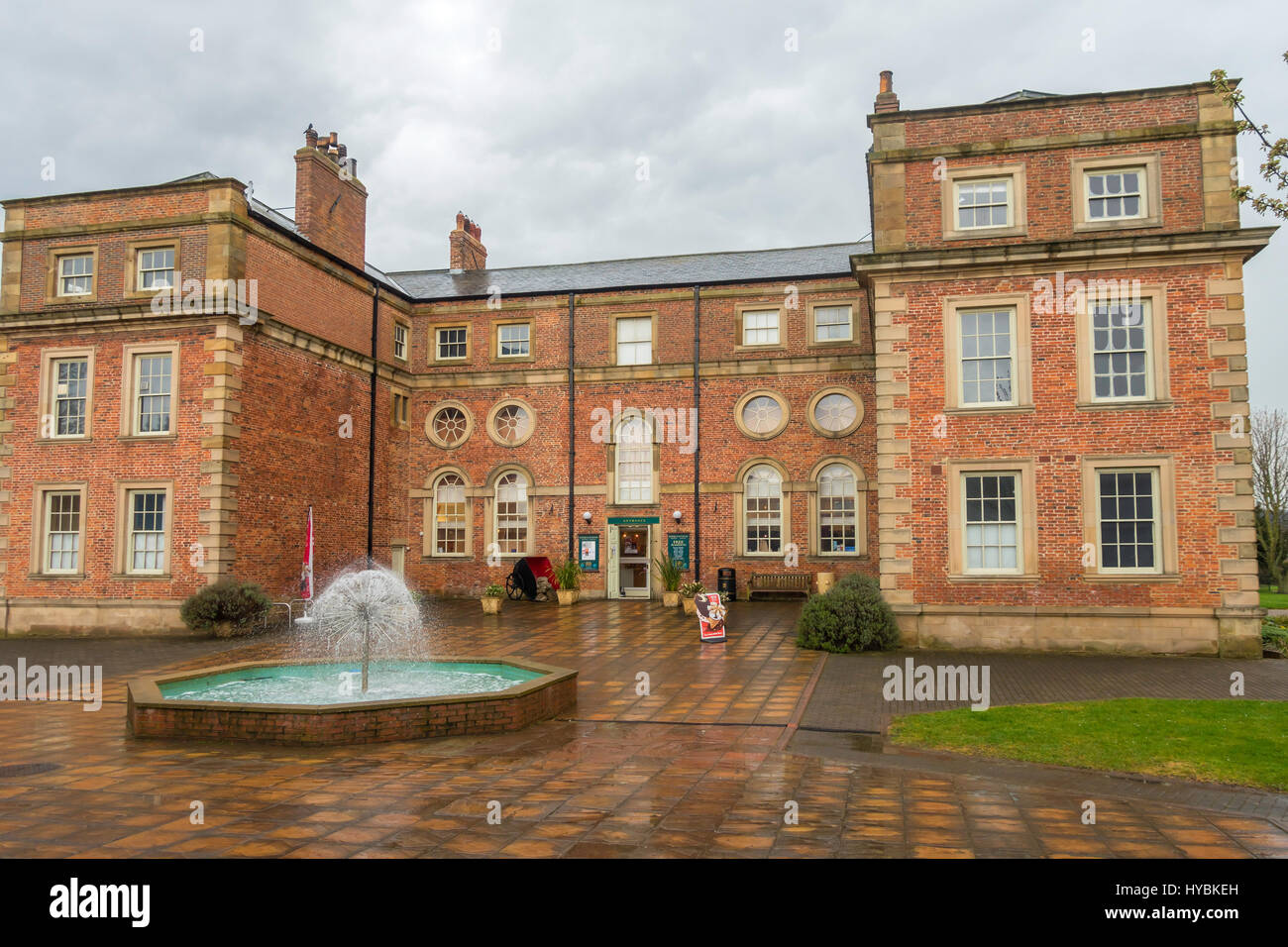 Wohnhaus der Familie Turner auf Kirkleatham jetzt ein Heimatmuseum Behörde Geschichte Redcar und Cleveland Stockfoto