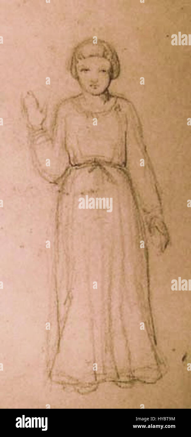 „Le Grand Saint Gens“ von Bonaventure Laurens stellt eine religiöse Figur in einer majestätischen und idealisierten Form dar. Das Gemälde reflektiert Laurens klassischen Stil und seine Fokussierung auf religiöse Themen. Stockfoto