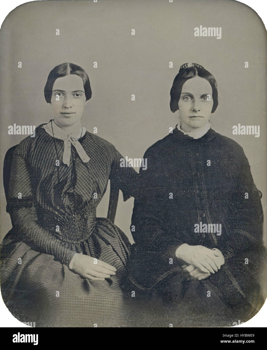 Emily Dickinson (vielleicht) 1859 Stockfoto