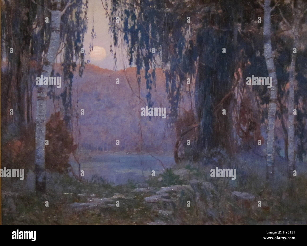 "Nachtleben" von Carl Rudolph Krafft, Dayton Art Institute Stockfoto