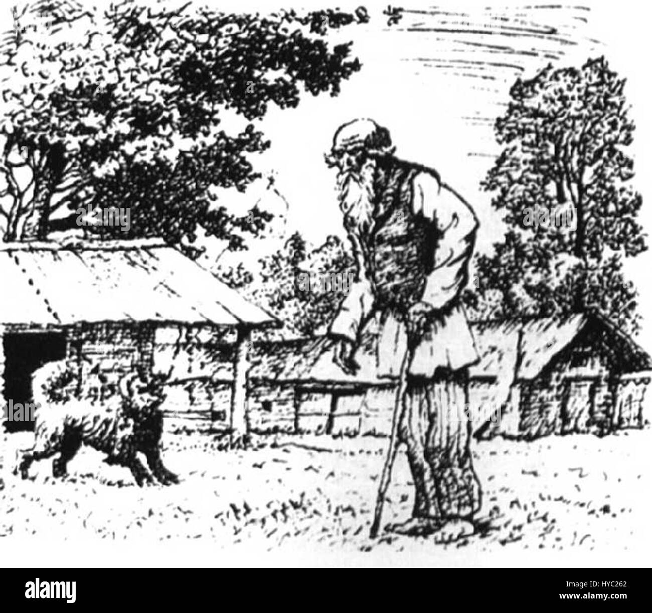 Boris Kustodiew war ein russischer Maler, der für seine lebhafte Darstellung des russischen Lebens und der russischen Kultur bekannt war. Seine Werke schilderten oft Volkstraditionen, Feste und traditionelle russische Themen. Kustodijews künstlerischer Stil verbindet Realismus mit einem Gefühl des nationalen Stolzes. Stockfoto