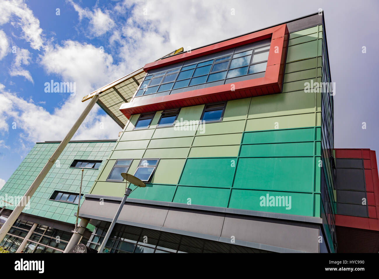 Nantgarw Campus der Coleg y Cymoedd, (Hochschule der Täler), einer Fachhochschule in der Taf-Tal, Mid Glamorgan, Wales Stockfoto