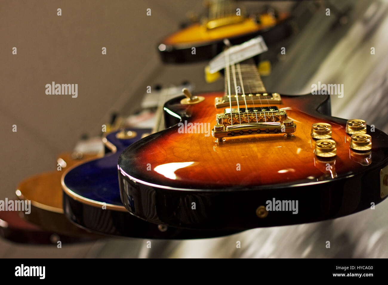 Gitarre in der Nähe, Kalifornien, Vereinigte Staaten von Amerika Stockfoto