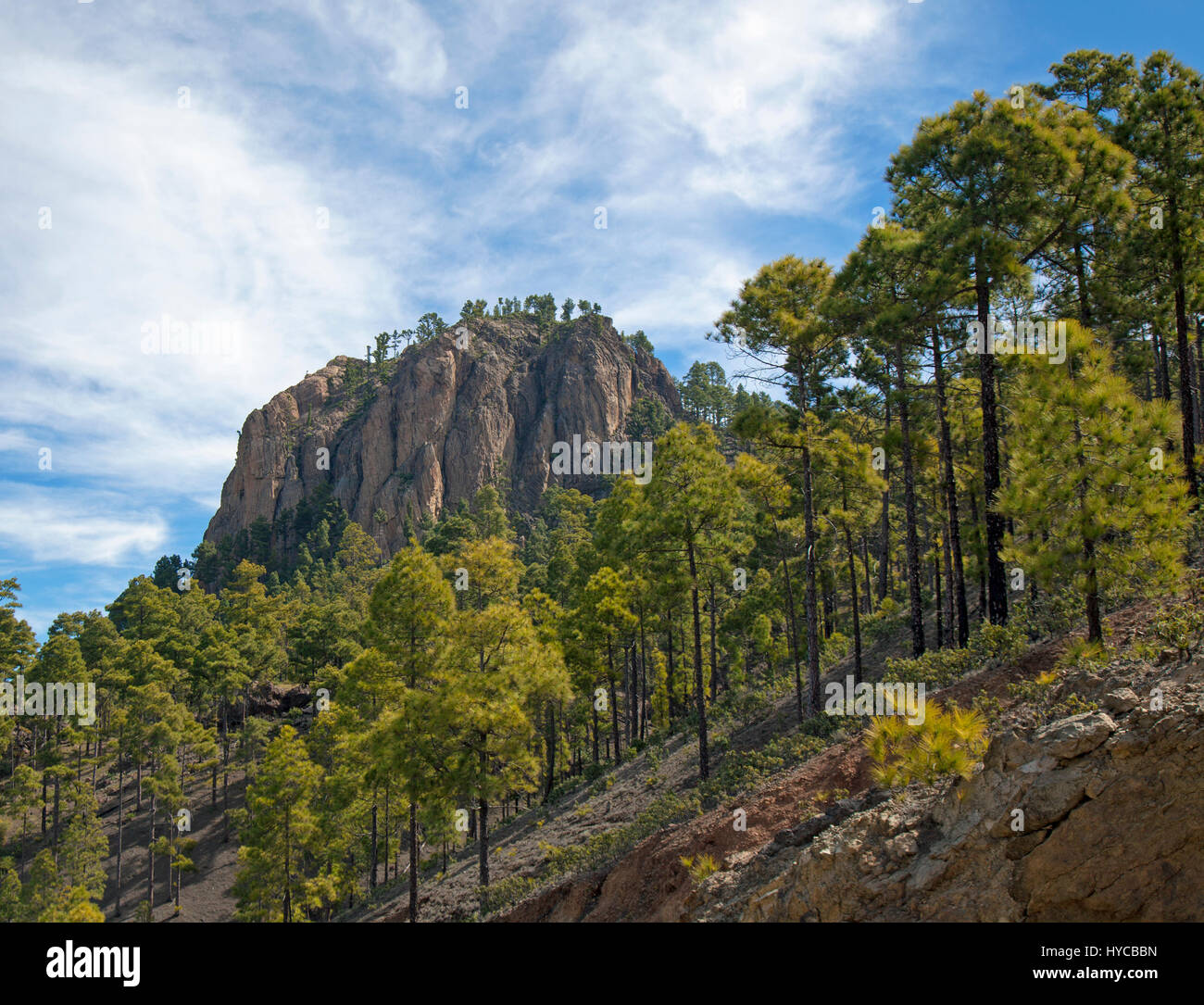 Zentralen Gran Canaria, geschützten Bereich des integralen Natur Reserve Inagua Stockfoto