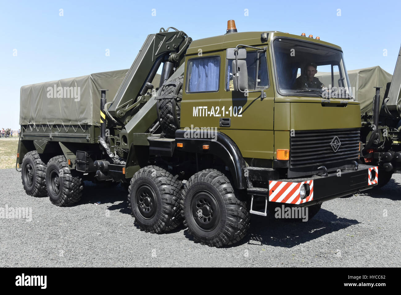Technik Fahrzeug MTP-a2. 1-102, Kadamovskiy, Russland, 11. September 2016. Forum "Armee-2016". Eintrag und frei zu schießen. Stockfoto