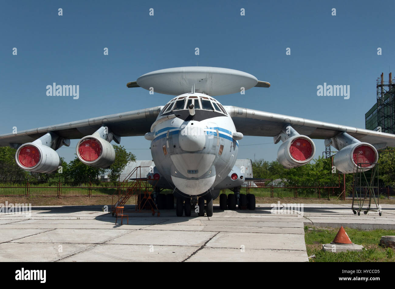 Radar Flugzeuge a-50, Flugzeugwerk, Taganrog, Russland, 17. Mai 2014 Stockfoto