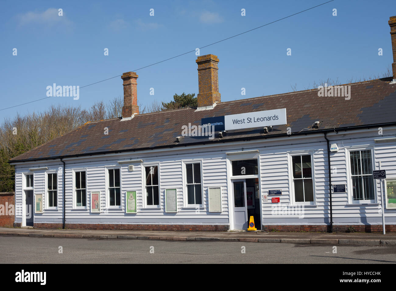 Bahnhof West St Leonards, einer der vier Stationen dienen Hastings, Southeastern, Hastings, England Stockfoto