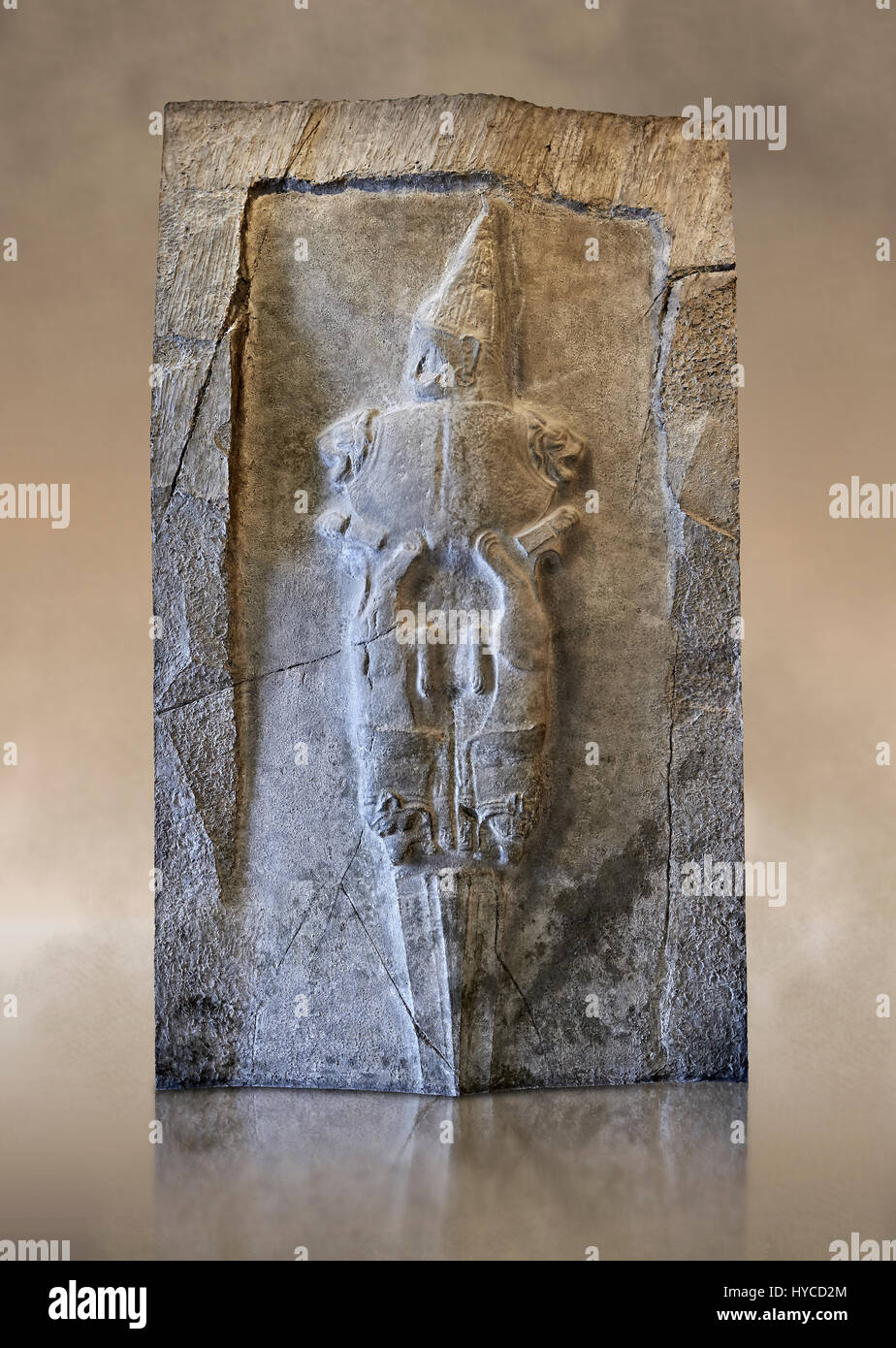 Das Schwert Gottes aus Sancutary Yazilikaza, Hattuscha, Türkei.  Wahrscheinlich zeigt die verrückteste Darstellung des Heiligtums Rock  Yazilikaza, eine sw Stockfotografie - Alamy