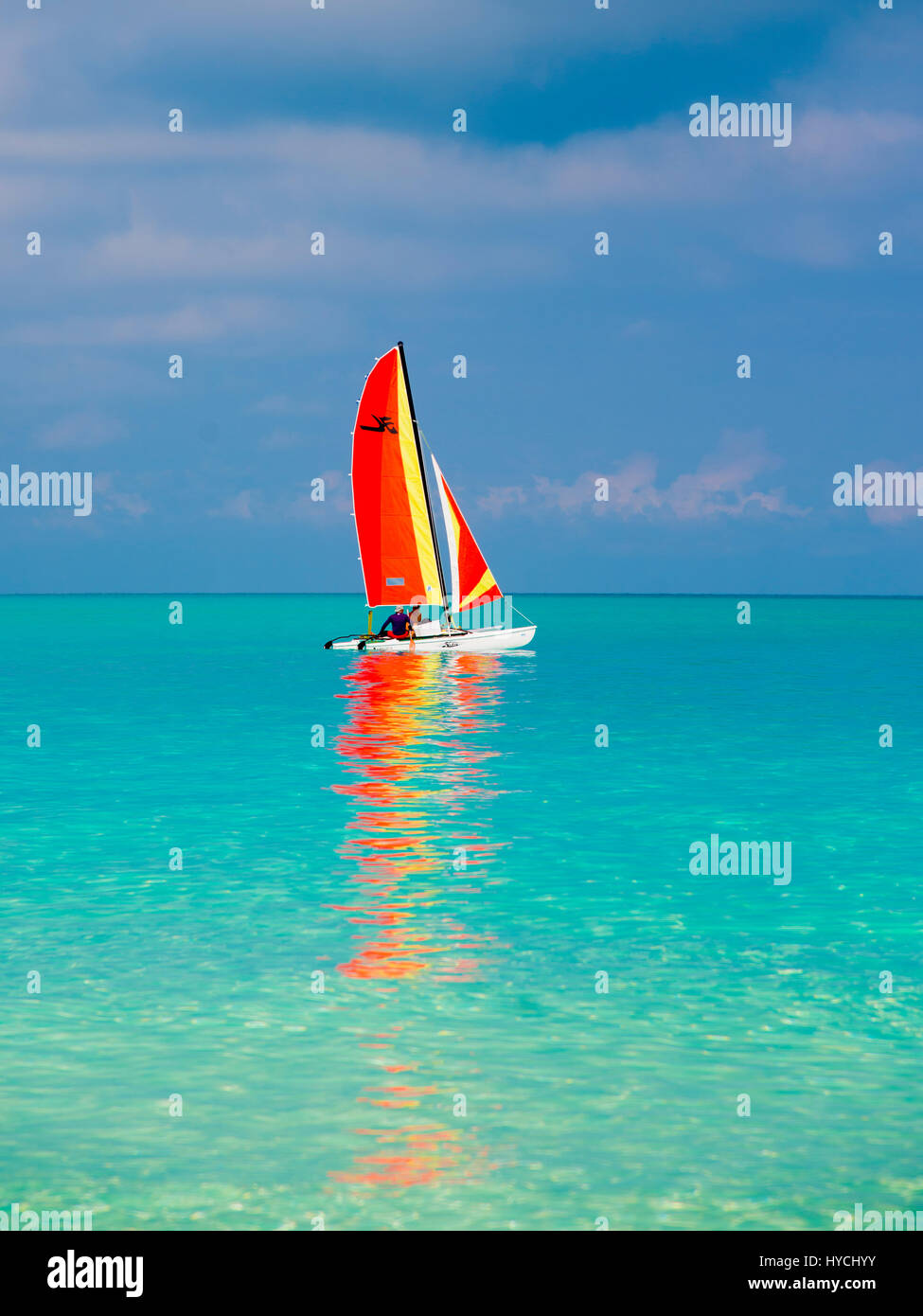 Strand von Cayo Coco, Kuba Stockfoto