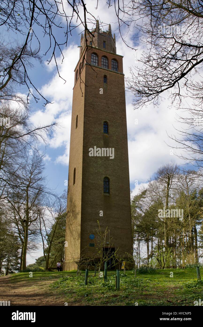 Faringdon Folly Turm Stockfoto