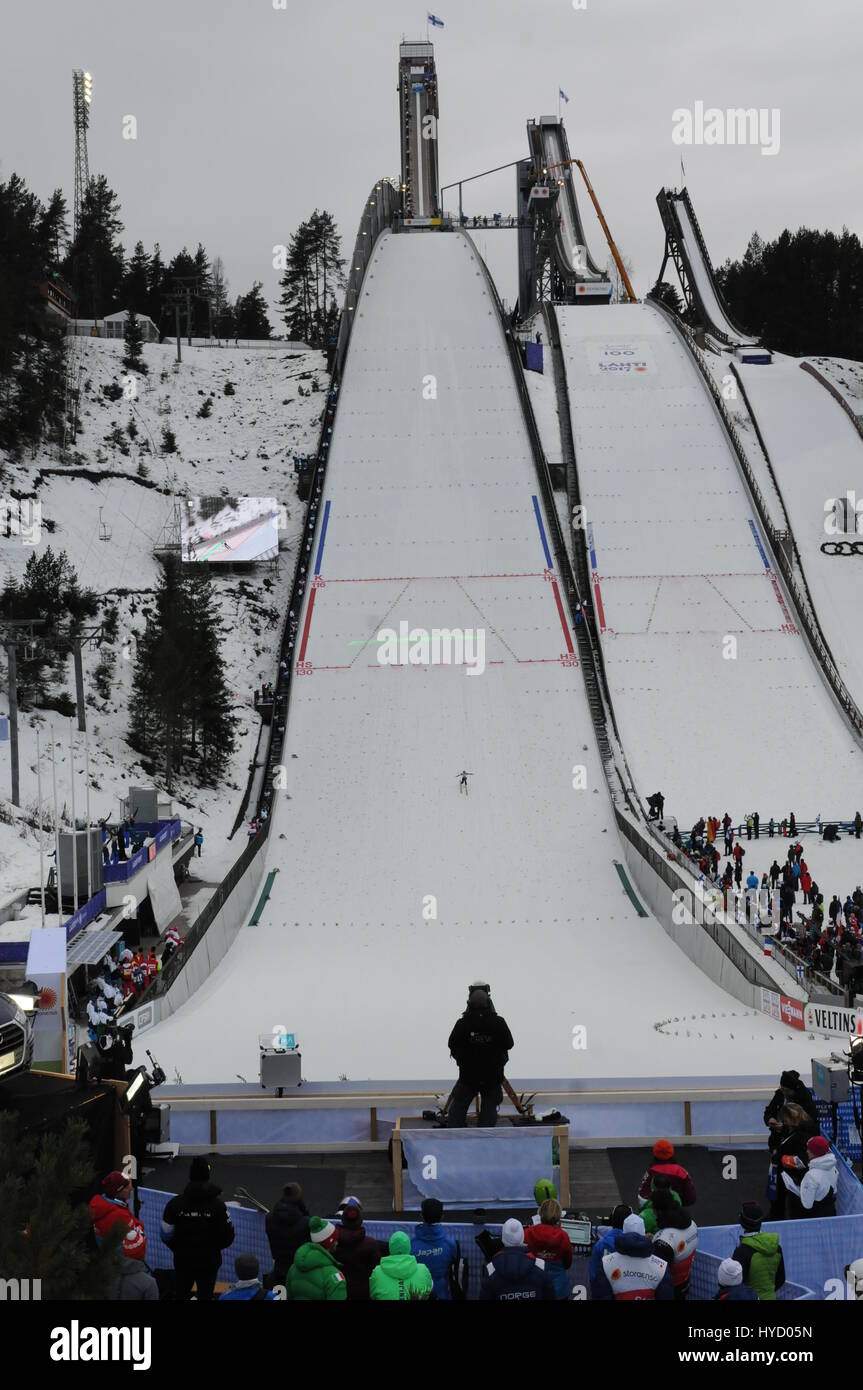 Lahti2017 FIS Nordischen Ski-Weltmeisterschaften in Lahti, Finnland mit: Atmosphäre wo: Lahti, Finnland wenn: 1. März 2017 Stockfoto