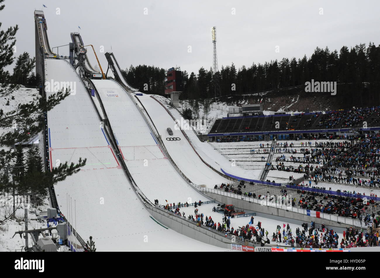 Lahti2017 FIS Nordischen Ski-Weltmeisterschaften in Lahti, Finnland mit: Atmosphäre wo: Lahti, Finnland wenn: 1. März 2017 Stockfoto