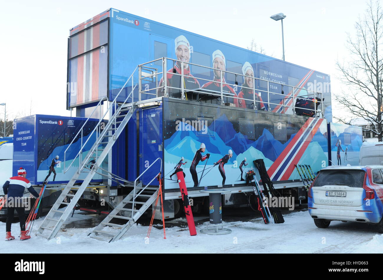 Lahti2017 FIS Nordischen Ski-Weltmeisterschaften in Lahti, Finnland mit: Atmosphäre wo: Lahti, Finnland wenn: 1. März 2017 Stockfoto