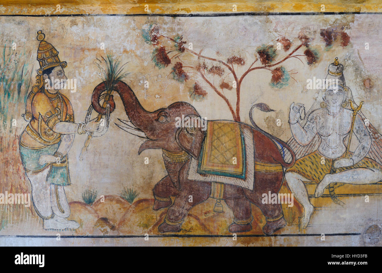 Brihadeeswarar Hindu-Tempel in Thanjavur. Tamil Nadu, Indien (UNESCO) Stockfoto