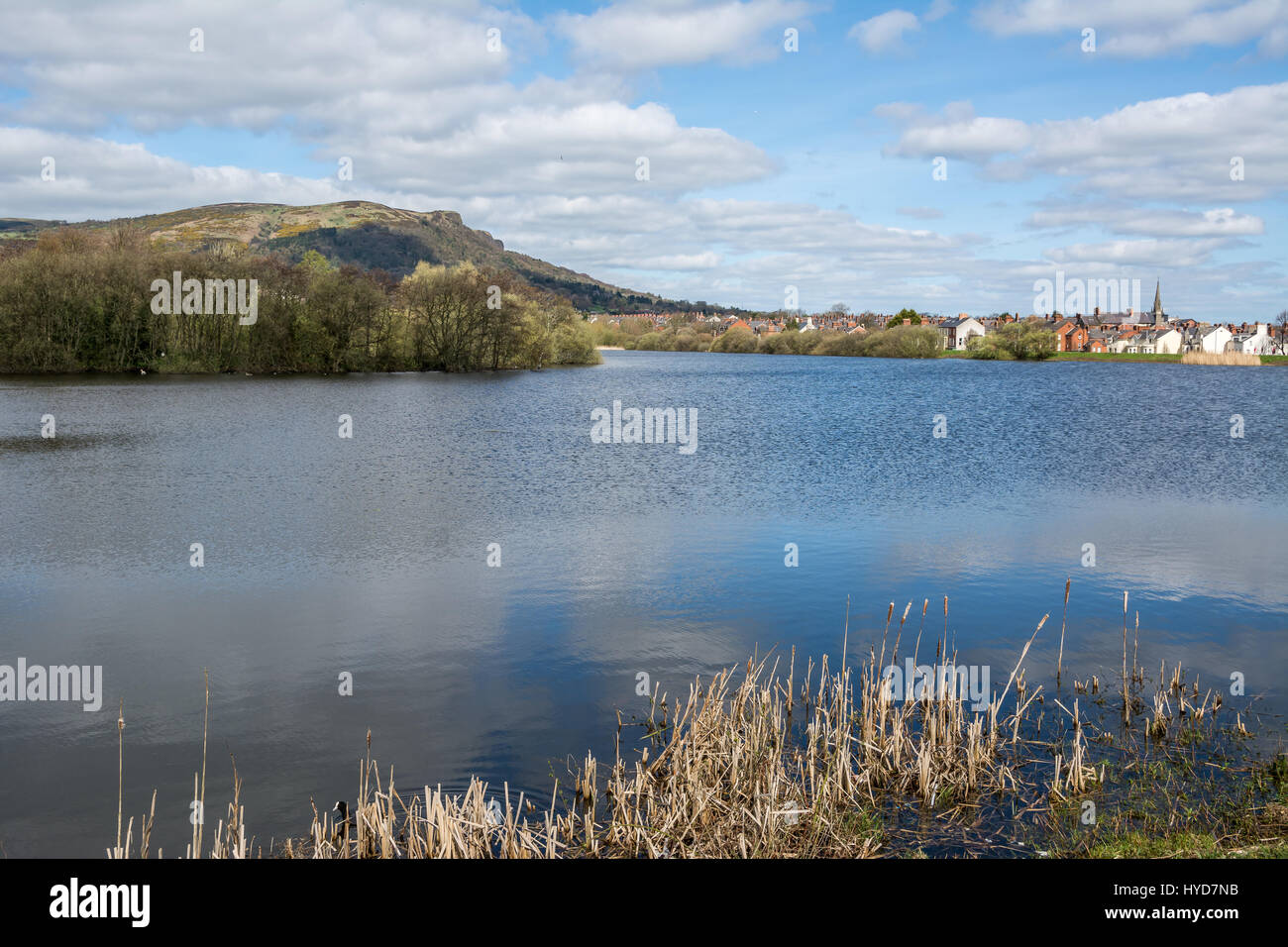 Die Wasserwerke Park in Nordbelfast. Stockfoto
