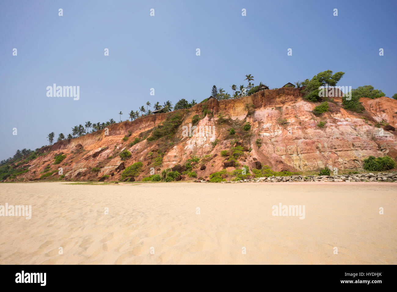 Varkala Beach, Kerala Stockfoto