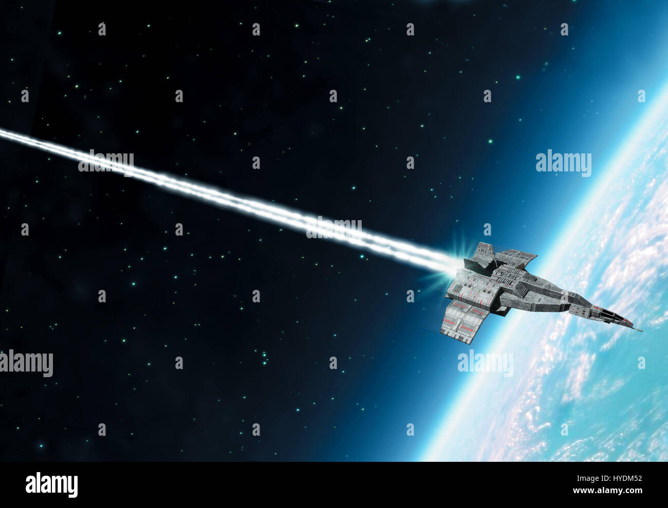 SJOLOON Raumschiff Hintergrund Für Foto-Shootings – Science-Fiction Planeten & Erde Design (2,7 X 1,5 M)