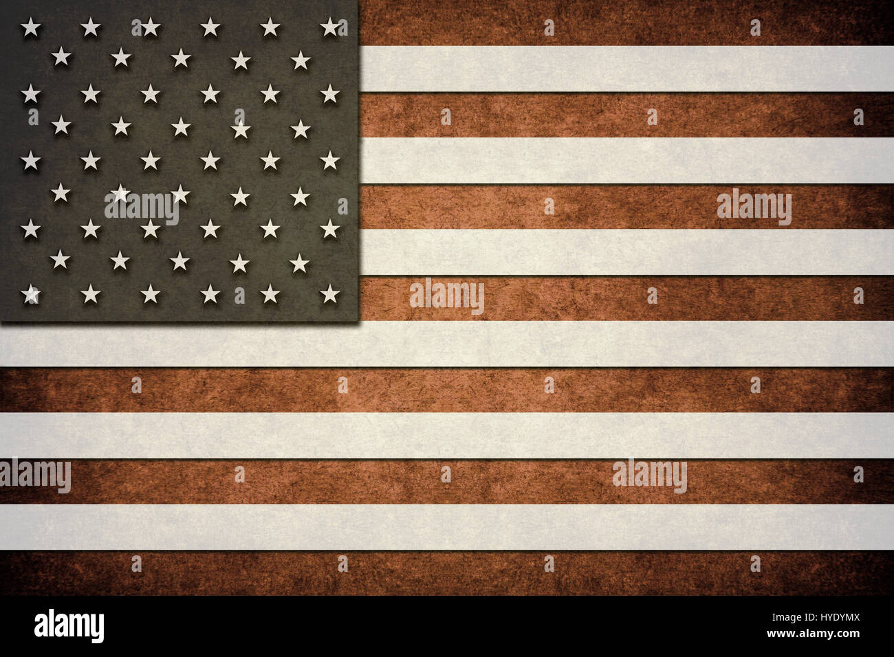 Ein USA-Grunge-Flagge für Ihren beruflichen Werdegang Stockfoto