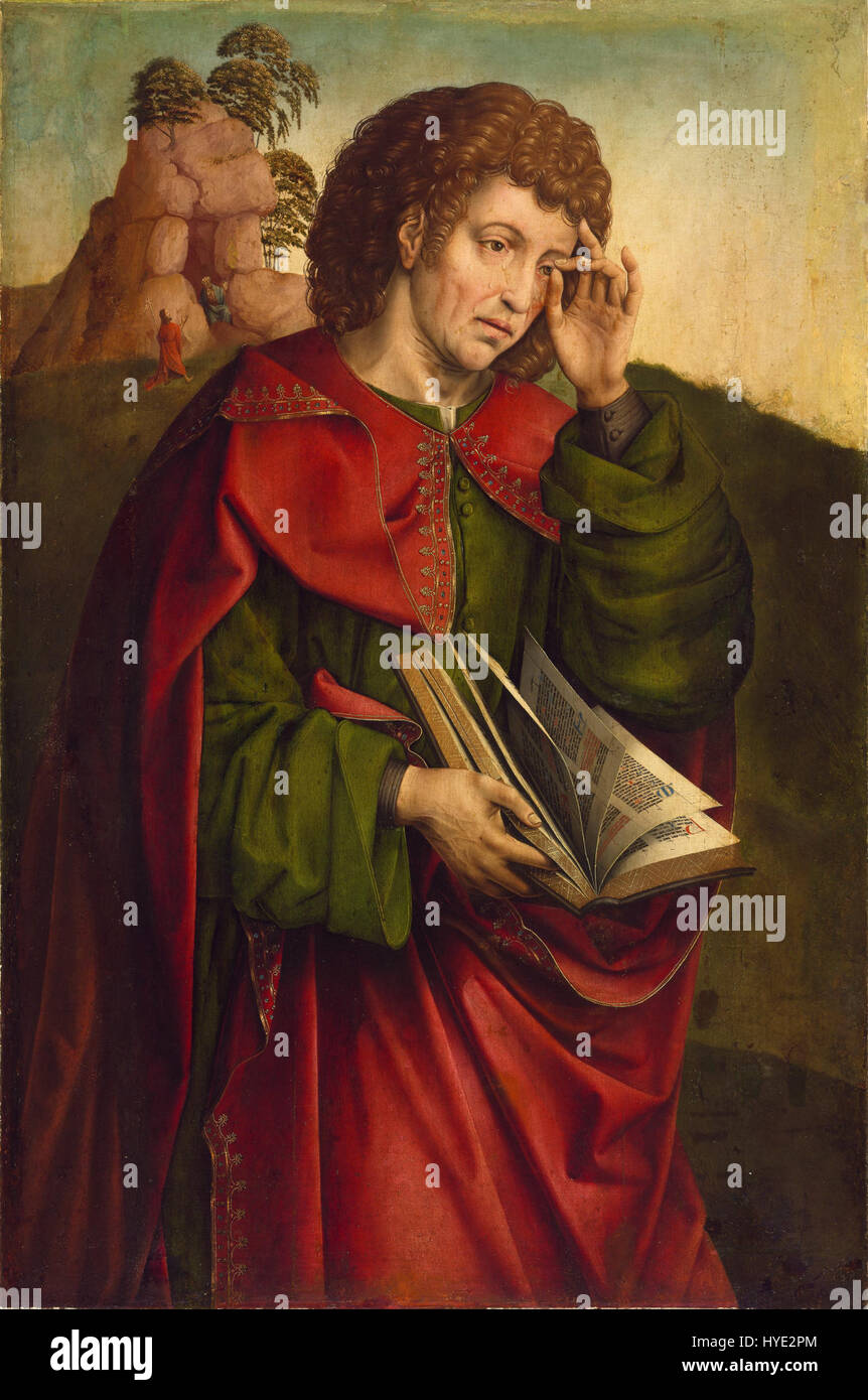 Colijn de Coter Johannes der Evangelist weinend Google Art Project Stockfoto Colijn de Coter Johannes der Evangelist weinend Google Art Project Stockfoto