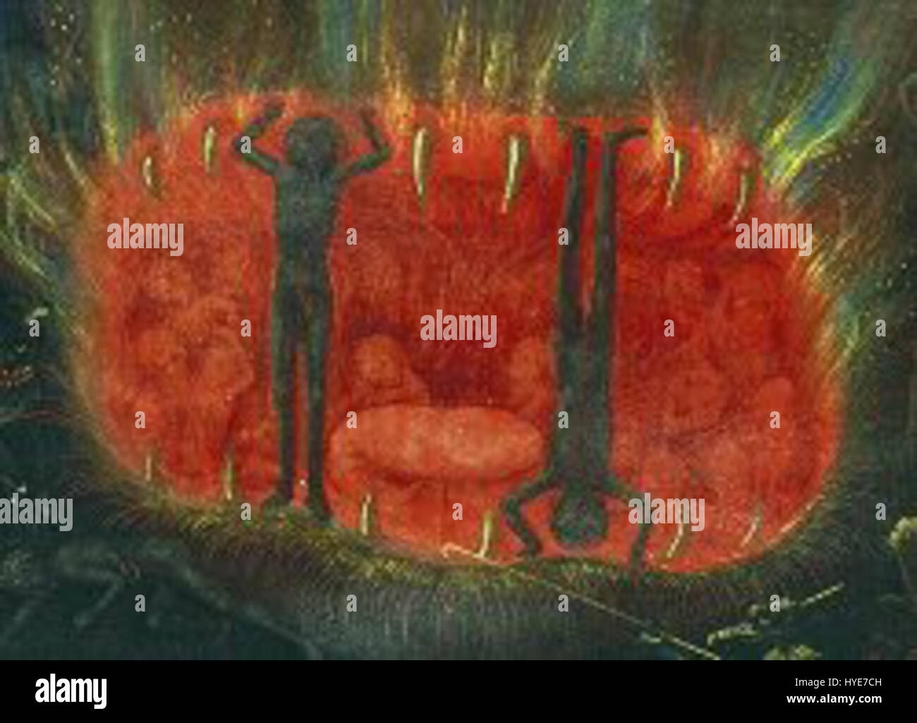 Marmion1475 LA GettyMuseum Ms30 f17r detail Stockfoto