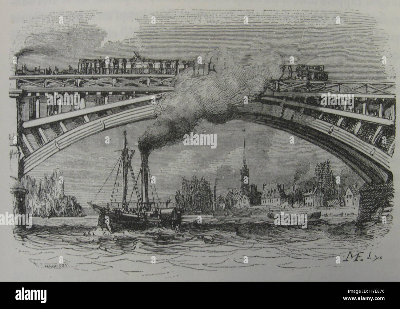 Diese Illustration von Jules Janin mit dem Titel „La Normandie“ zeigt die Schönheit und kulturelle Landschaft der Normandie, Frankreich, aus dem 19. Jahrhundert. Stockfoto