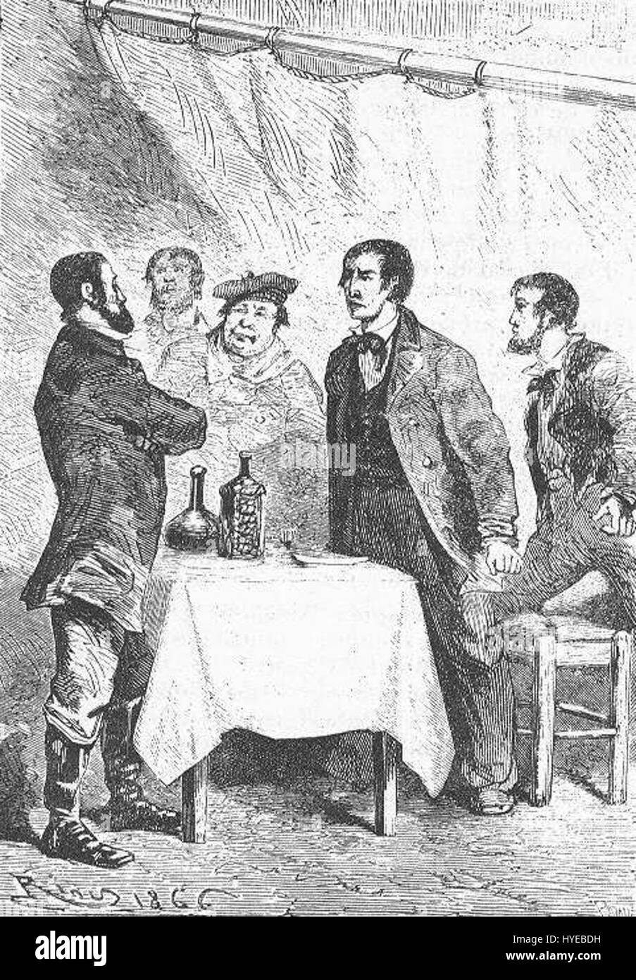 "Das Feld des Eises" von Riou und Montaut 026 Stockfoto