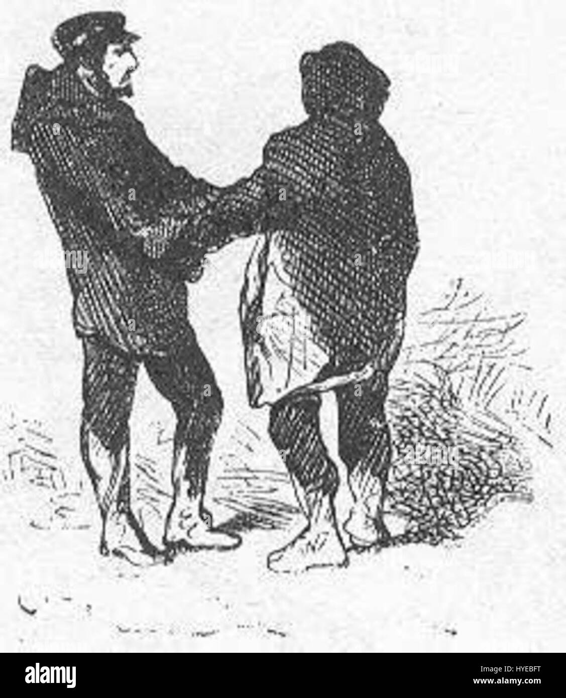 "Das Feld des Eises" von Riou und Montaut 002 Stockfoto