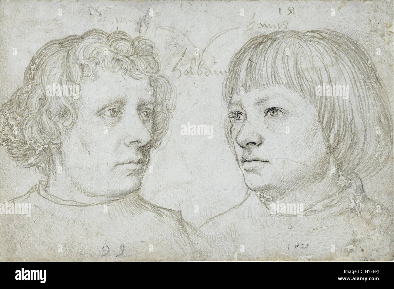 Hans Holbein der ältere Ambrosius und Hans, die Söhne des Künstlers Google Art Project Stockfoto