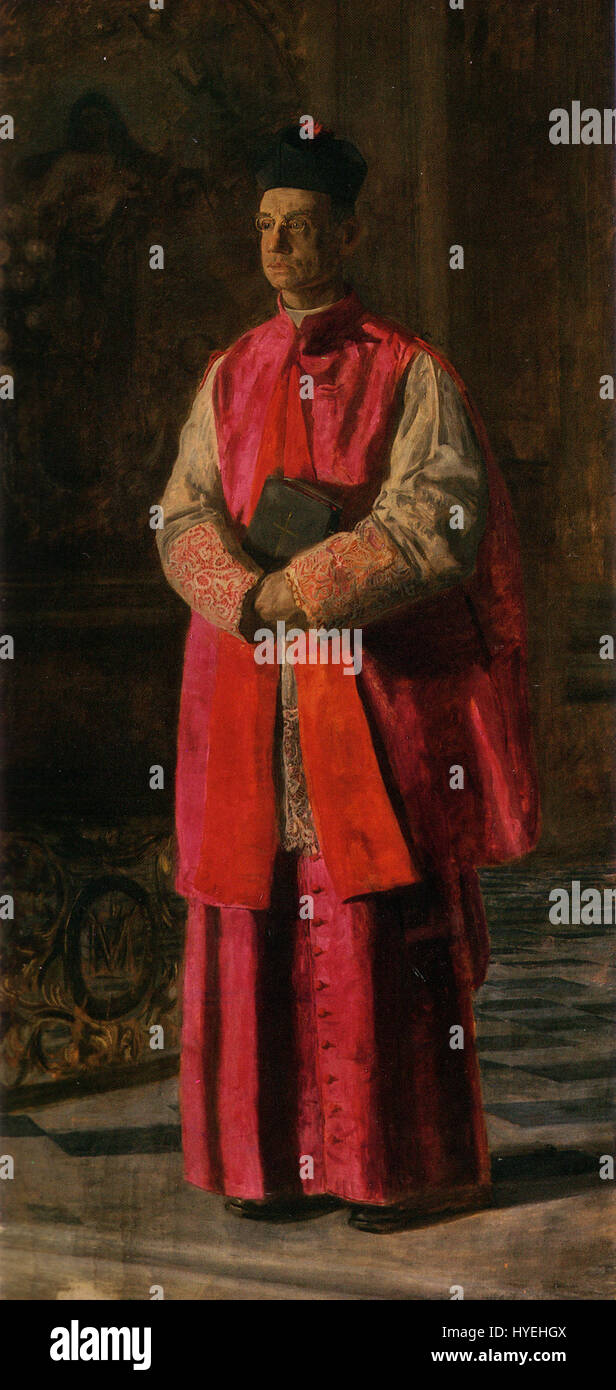 Monsignore James P. Turner G438 bezieht sich wahrscheinlich auf eine bedeutende religiöse Figur oder ein historisches Porträt. Es kann Teil einer Sammlung sein, die katholische Geistliche oder religiöse Führer dokumentiert und ihre Rolle in der Kirchengeschichte widerspiegelt. Stockfoto