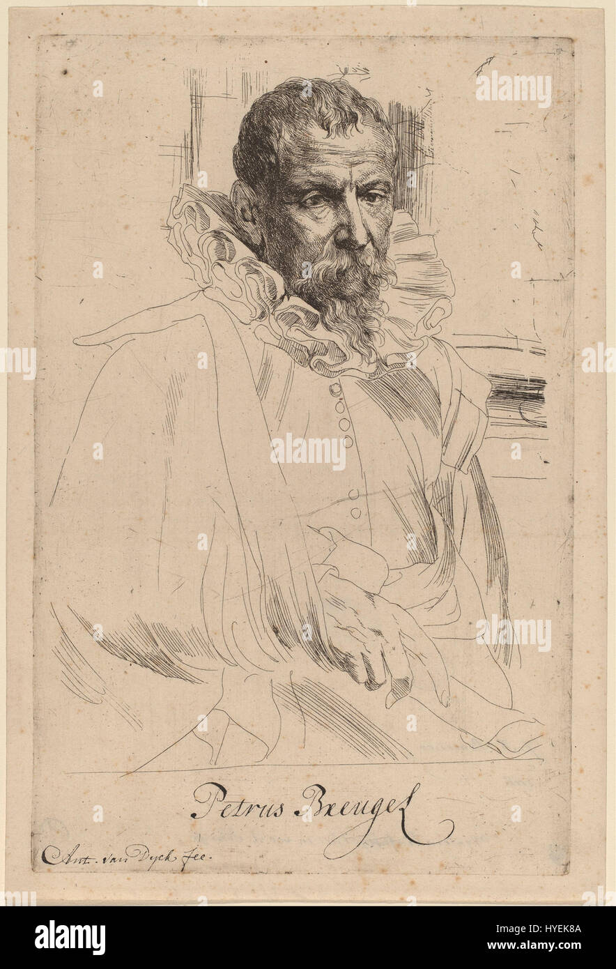 Sir Anthony van Dyck Pieter Bruegel der jüngere Google Art Project Stockfoto