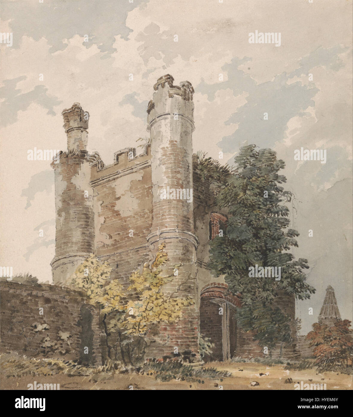 Thomas Girtin Tolleshunt Beckingham, Essex Google Art Project Stockfoto