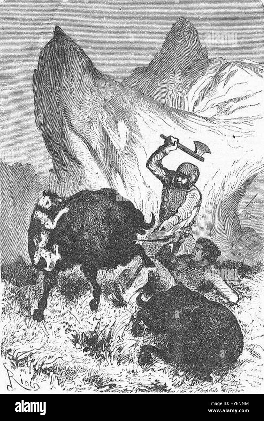 „Das Eisfeld“ von Riou und Montaut ist eine künstlerische Darstellung des historischen Ereignisses, bekannt als Eisschlacht, ein bedeutender Konflikt im 13. Jahrhundert. Das Kunstwerk fängt die dramatische Szene der Schlacht ein und unterstreicht ihre Bedeutung für die russische Geschichte. Stockfoto